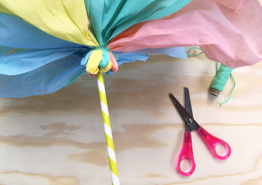 Flower Pops DIY Einladungen zum Kindergeburtstag - Anleitung